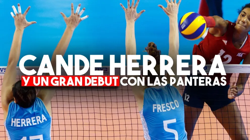 Debut y victoria para Las Panteras con la presencia de Cande Herrera