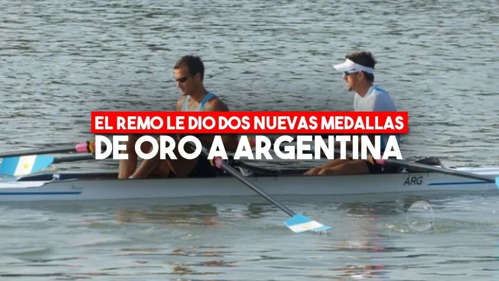 El remo argentino sumó dos nuevas medallas doradas