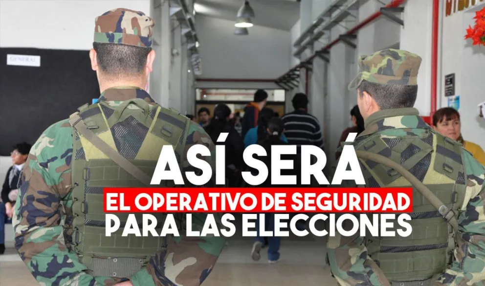 Así será el operativo de seguridad para las PASO