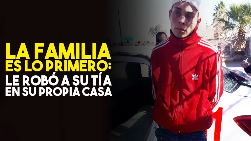Lindos parientes: aprovechó para robarle a su tía en su propia casa