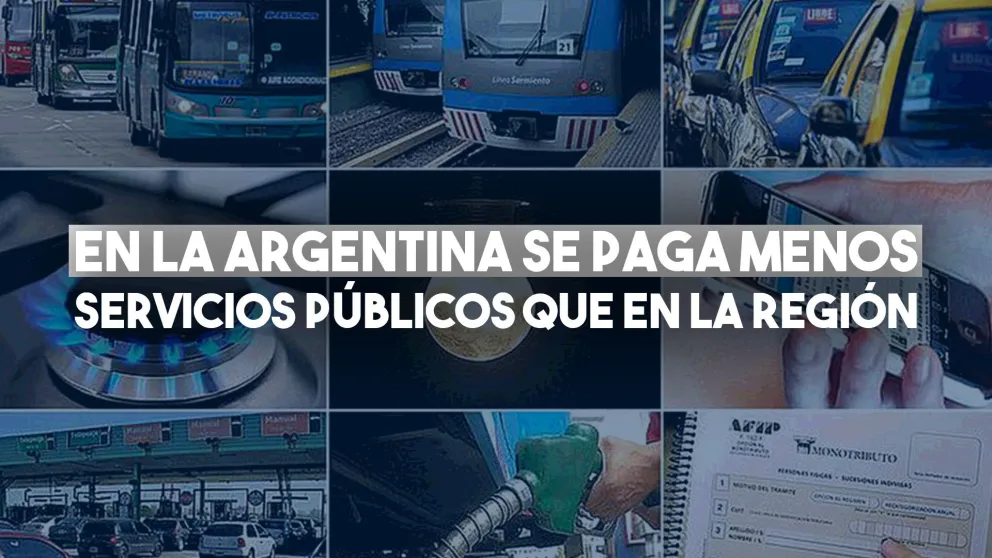 En la Argentina se paga menos servicios públicos que en la región
