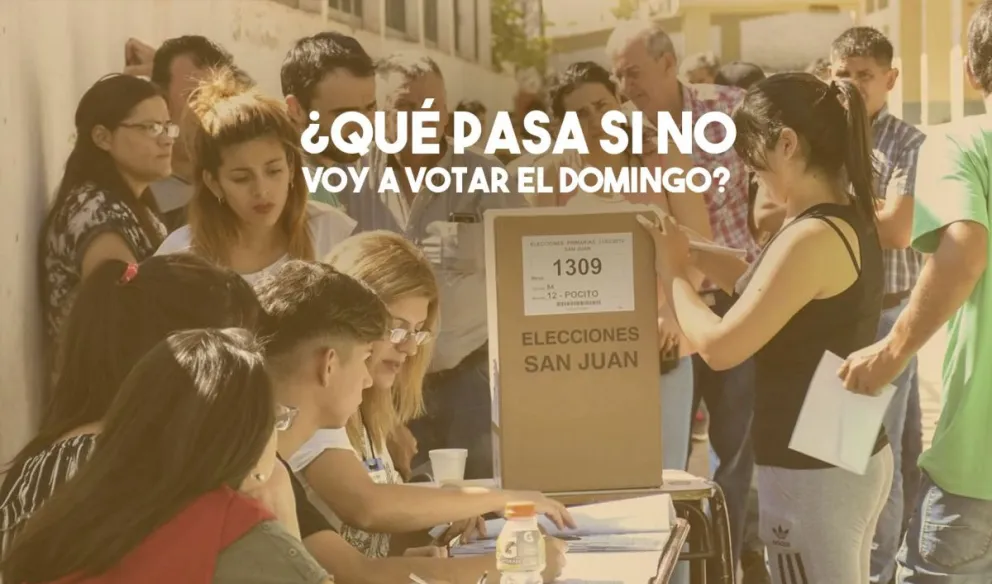 ¿Qué pasa si no voy a votar?
