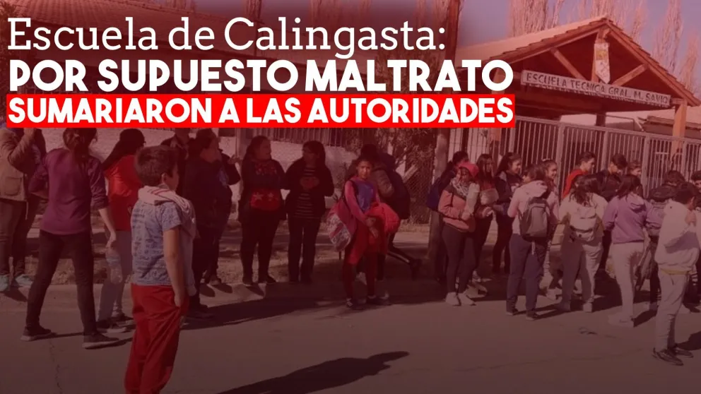 Sumariaron a las autoridades de la escuela de Calingasta por supuestos maltratos