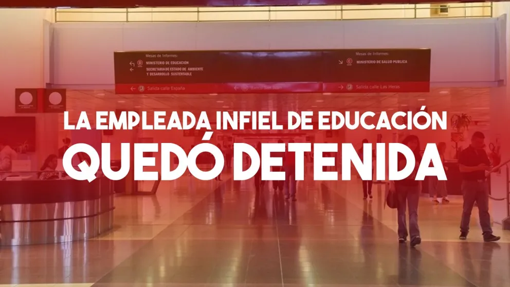 Después de un allanamiento, detuvieron a la empleada infiel de Educación