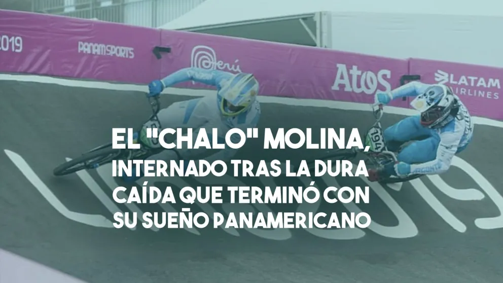 El "Chalo" Molina, internado tras la caída que terminó con su sueño panamericano