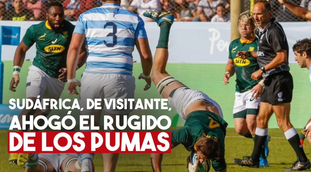 Los Pumas cayeron ante Sudáfrica en Salta