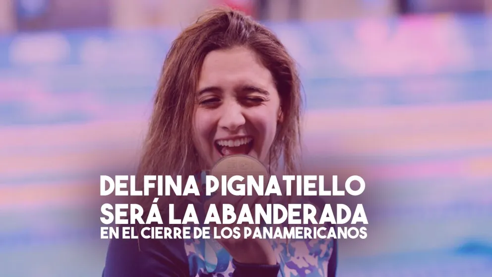 Delfina Pignatiello será la abanderada de la delegación argentina en el cierre de los Panamericanos