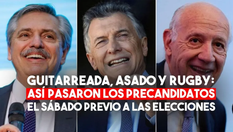 ¿Cómo pasaron el sábado los precandidatos a presidente?
