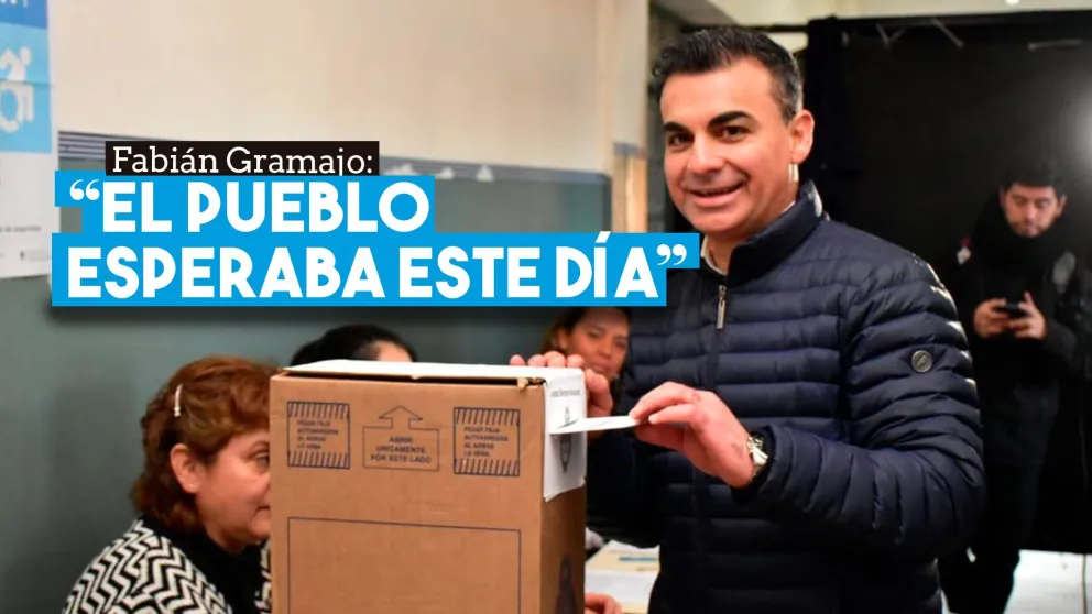 Fabián Gramajo: "El pueblo esperaba este día"