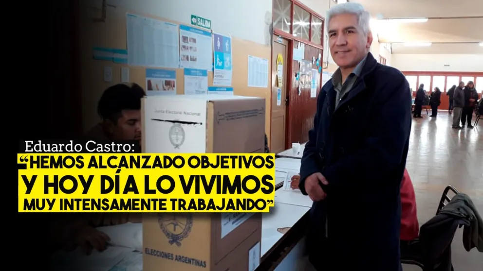 Eduardo Castro ya emitió su voto