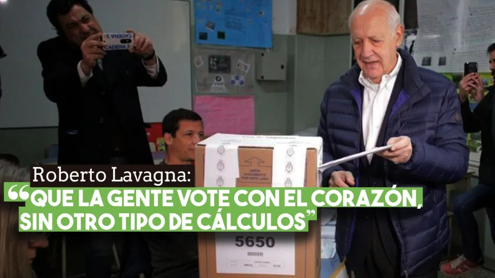 Roberto Lavagna: "Que la gente vote con el corazón, sin otro tipo de cálculos"