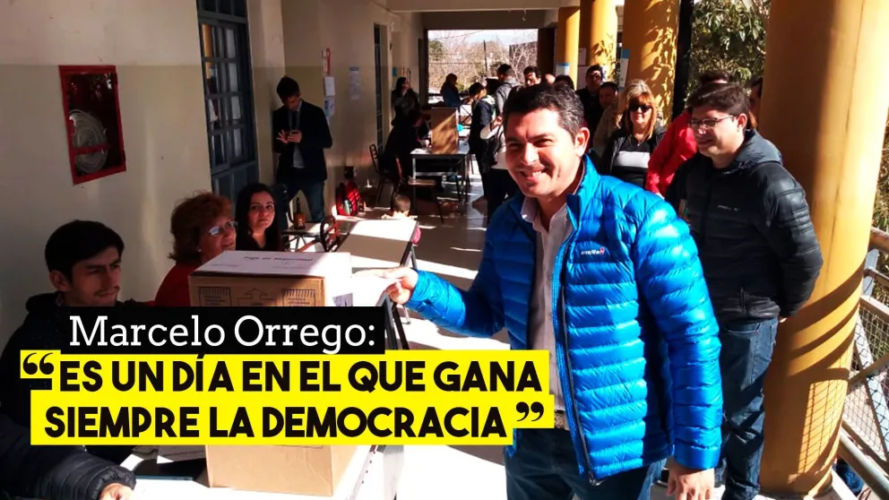 Marcelo Orrego: "Es un día en el que gana siempre la democracia"
