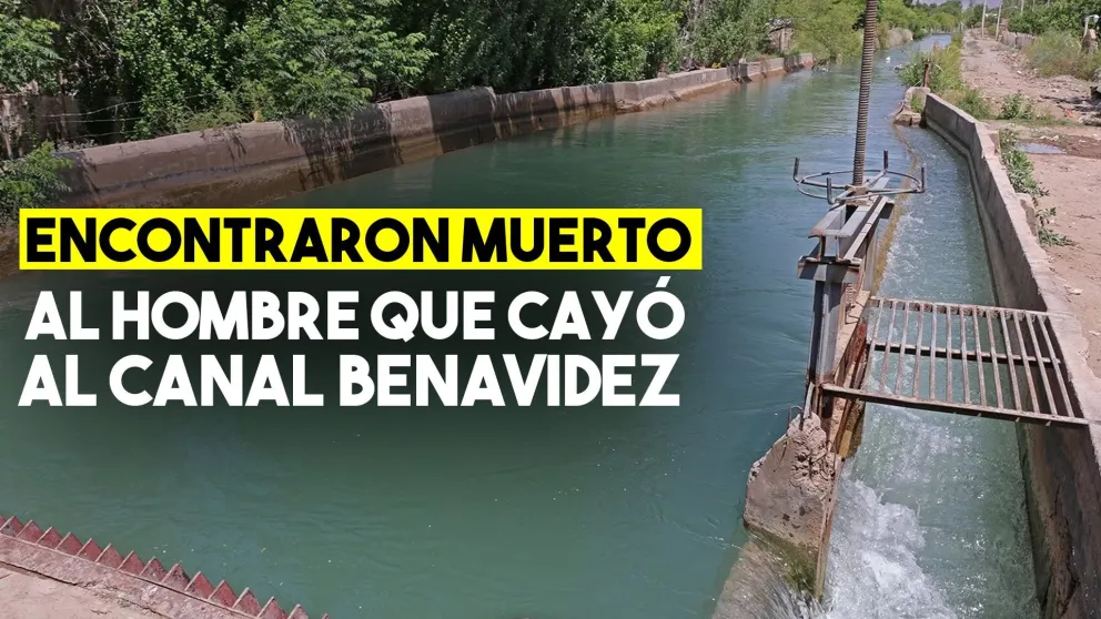 Encontraron muerto al hombre que cayó al canal Benavidez