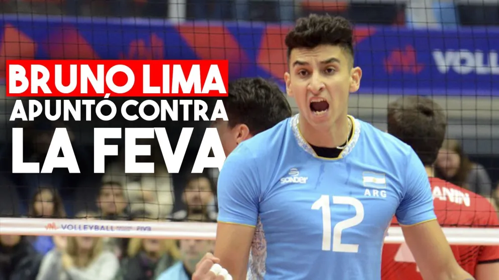 Bruno Lima disparó contra la Federación de Vóley Argentino