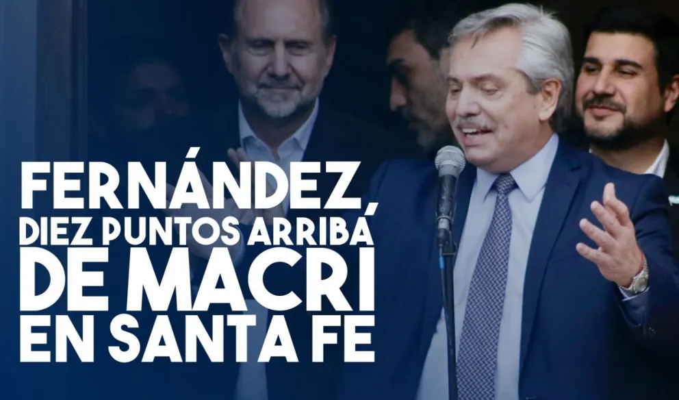Alberto le saca ocho puntos a Macri en Santa Fe