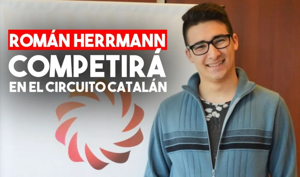 Román Herrmann viaja a Barcelona para participar del Circuito Catalán