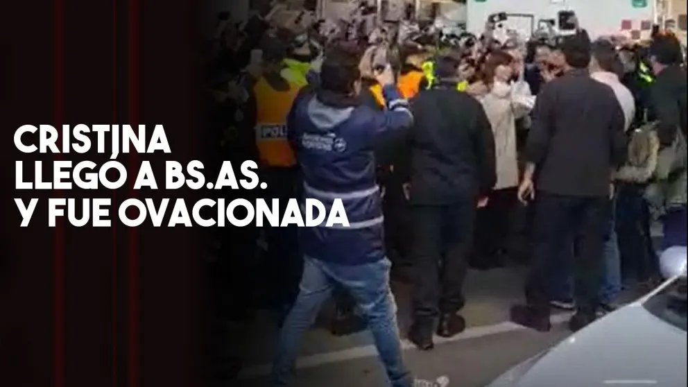 Llegó Cristina a Buenos Aires