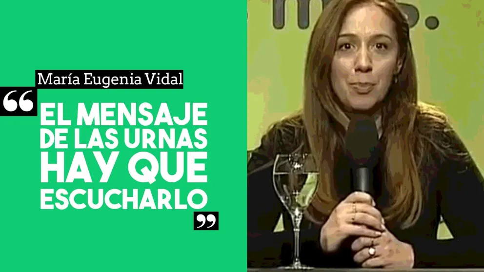 Vidal: "Creo que tenemos que escuchar lo que nos quisieron decir quienes no nos eligieron"