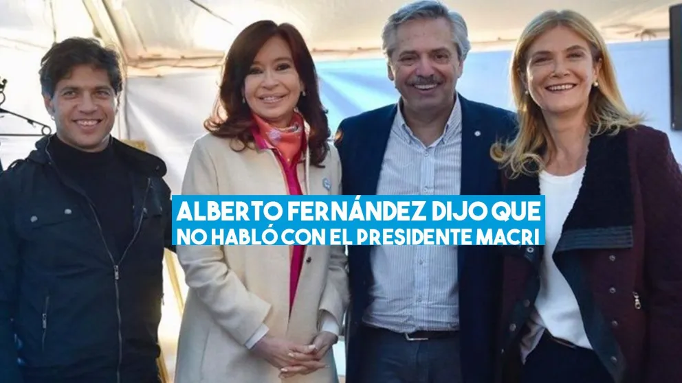 Alberto Fernández: "En Argentina empieza otro tiempo"