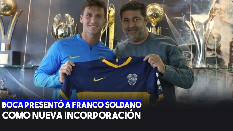 Boca presentó a Franco Soldano como nueva incorporación
