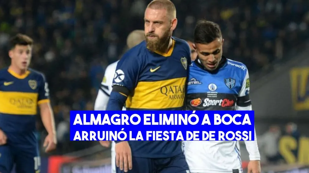 Almagro arruinó la fiesta de De Rossi y Boca: ganó en los penales y avanzó a octavos de la Copa Argentina