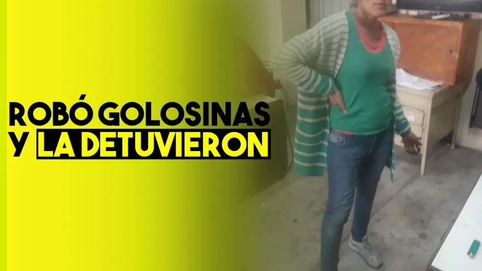 Quiso robar golosinas de un cotillón y la detuvieron