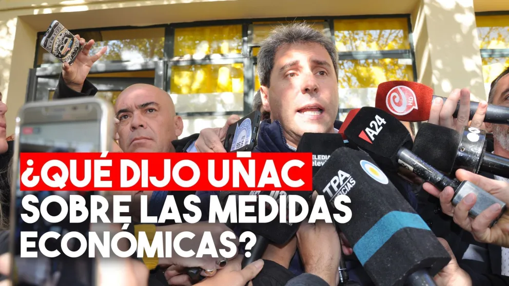 Uñac: "Preocupa que no se establezcan medidas para el sector productivo que motoriza nuestra economía"