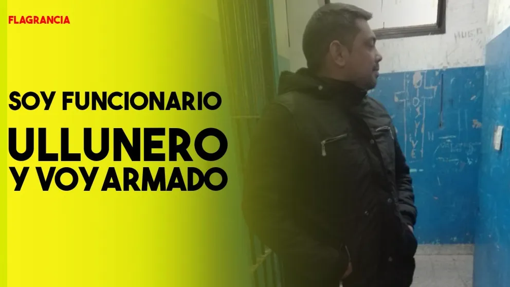 Detienen al secretario de gobierno de Ullum por escapar de un control policial y tener armas de guerra