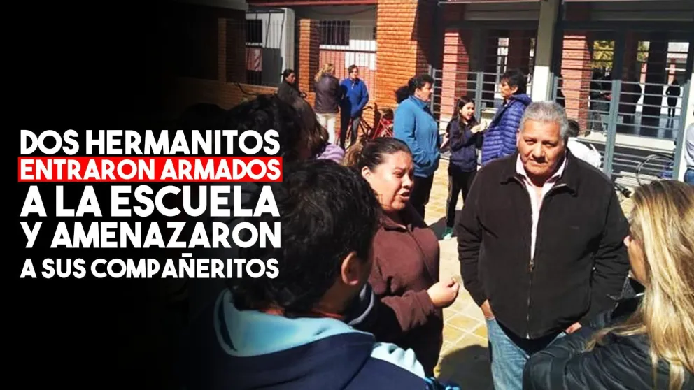Caucete: dos hermanitos fueron armados a la escuela y amenazaron a sus compañeritos