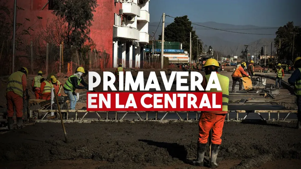Aseguran que la obra de calle Central estará lista en septiembre