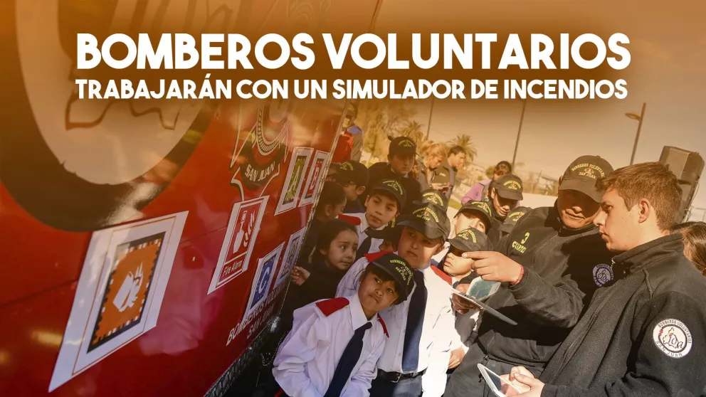 Un simulador de incendios, la nueva herramienta de Bomberos Voluntarios