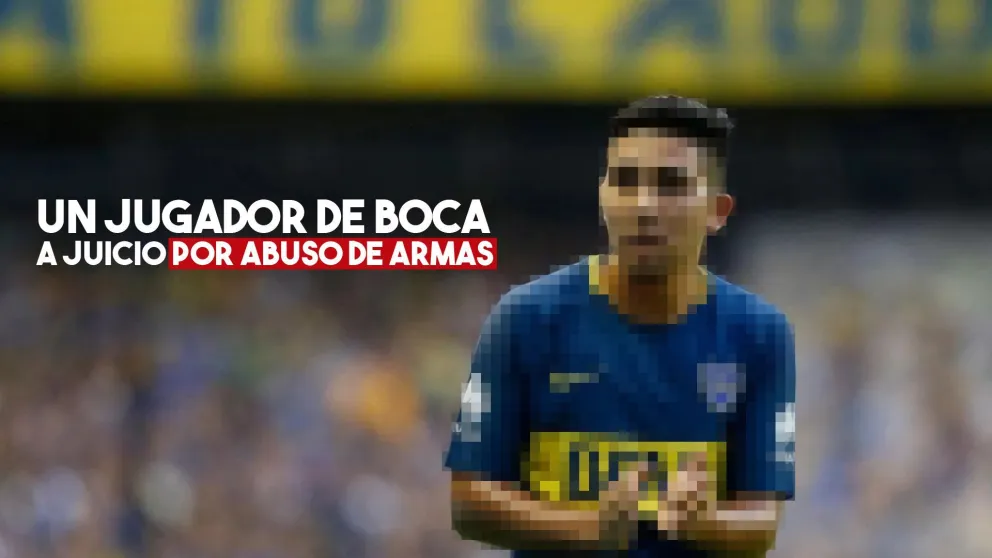 Un jugador de Boca irá a juicio por abuso de armas