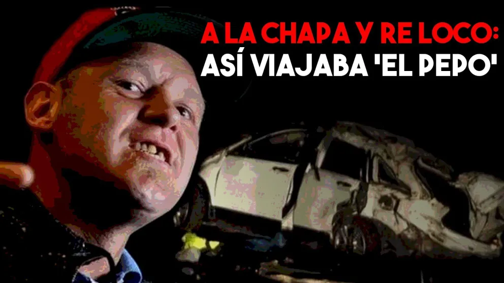 El Pepo viajaba bajo el efecto de las drogas y a más de 140 kilómetros