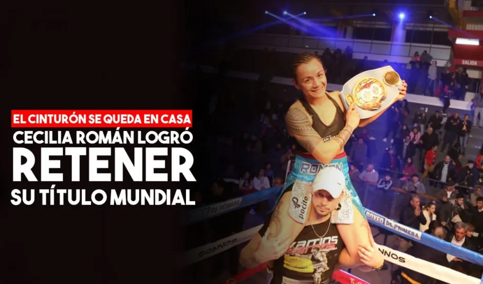 Por decisión unánime Cecilia Román retuvo el título mundial