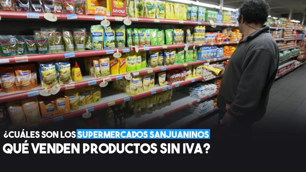 En San Juan comenzó la comercialización de alimentos con la eliminación del IVA