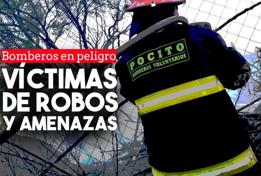 Bomberos de Pocito denuncian sistemáticos ataques, robos y amenazas