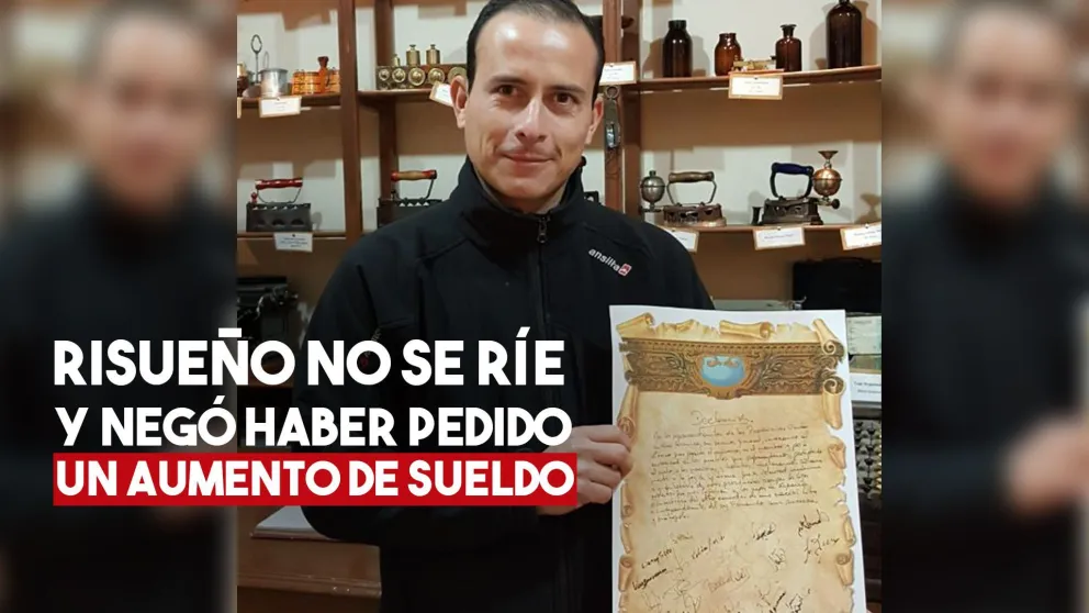 El concejal angaquero se defendió y negó haber pedido un aumento de sueldo