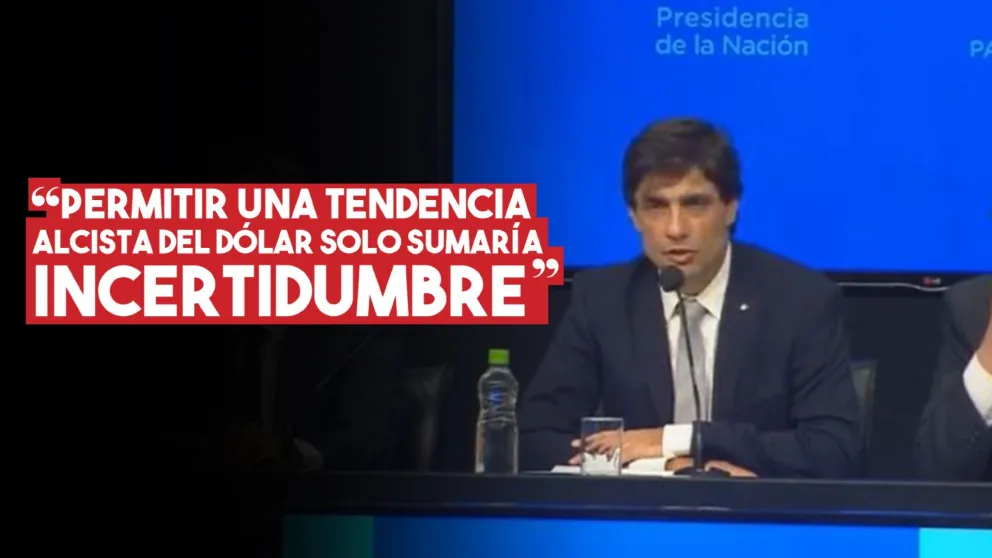 Lacunza: "No podemos poner en riesgo la estabilidad con la excusa de la competencia electoral"