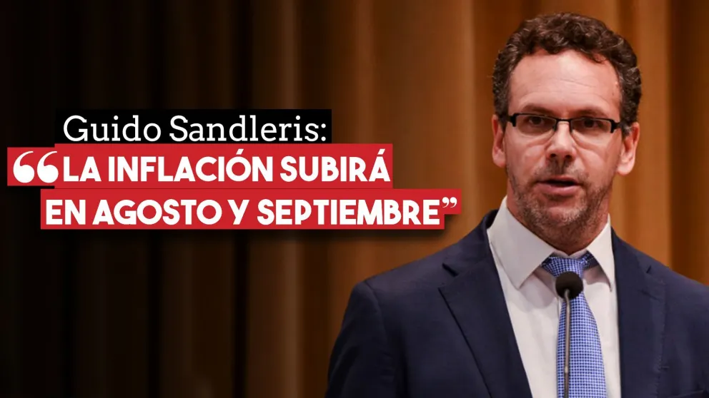 Guido Sandleris: "La inflación subirá en agosto y septiembre"