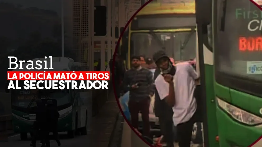 Mataron al secuestrador y así terminó la toma de rehenes en el colectivo