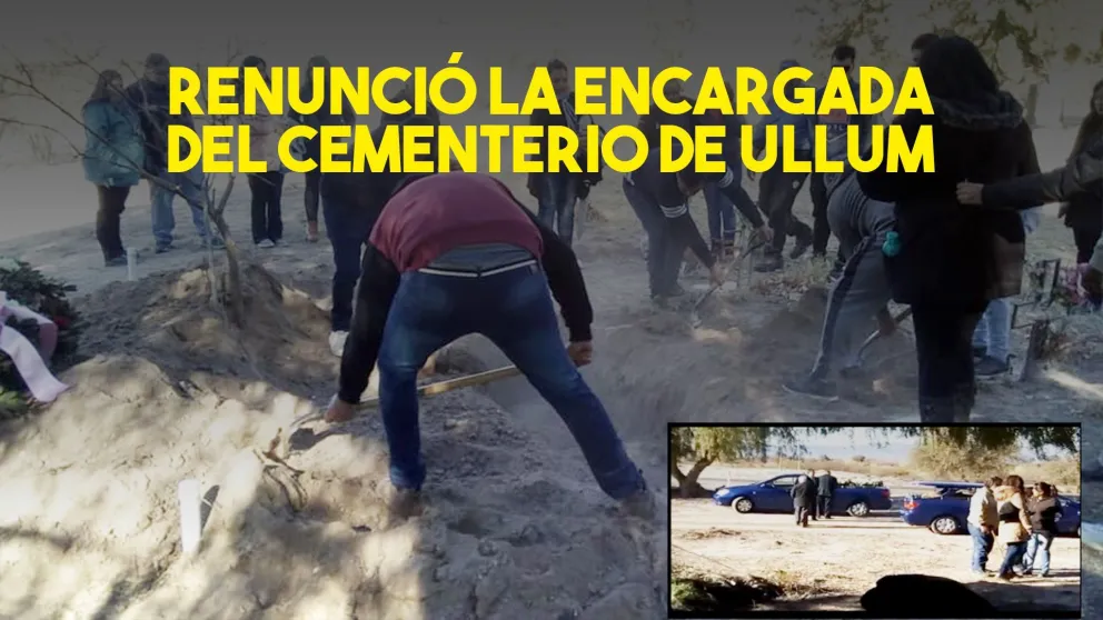 Luego de la denuncia renunció la encargada del cementerio de Ullum