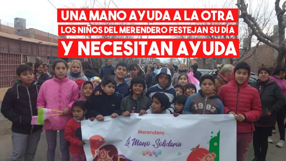 El merendero La Mano Solidaria necesita ayuda para festejar el día del niño
