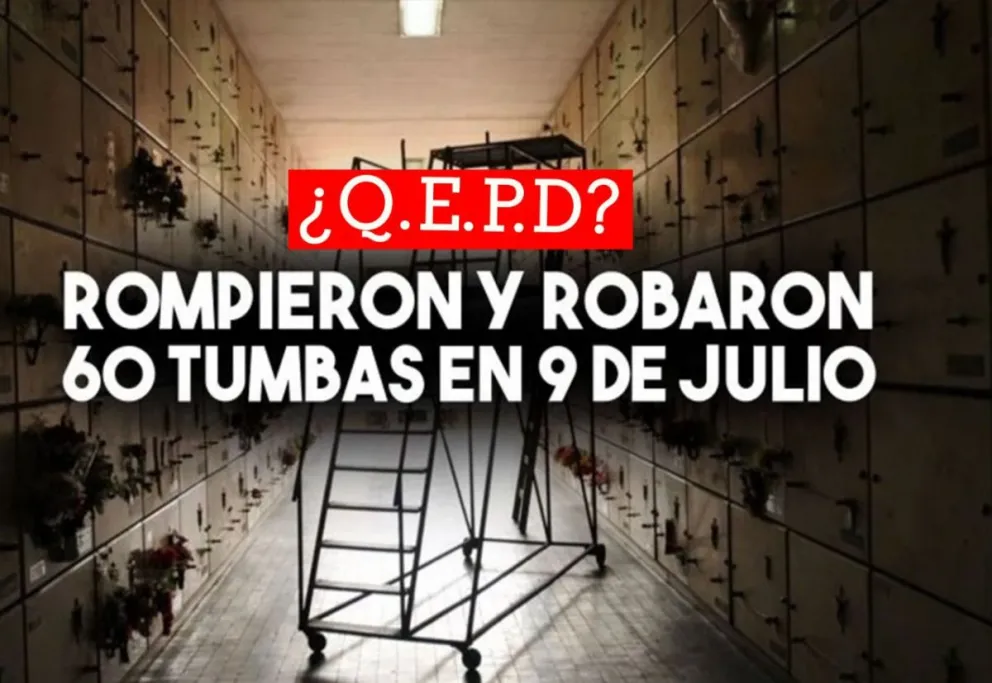 Más de 60 tumbas amanecieron destruidas en el cementerio de Las Chacritas