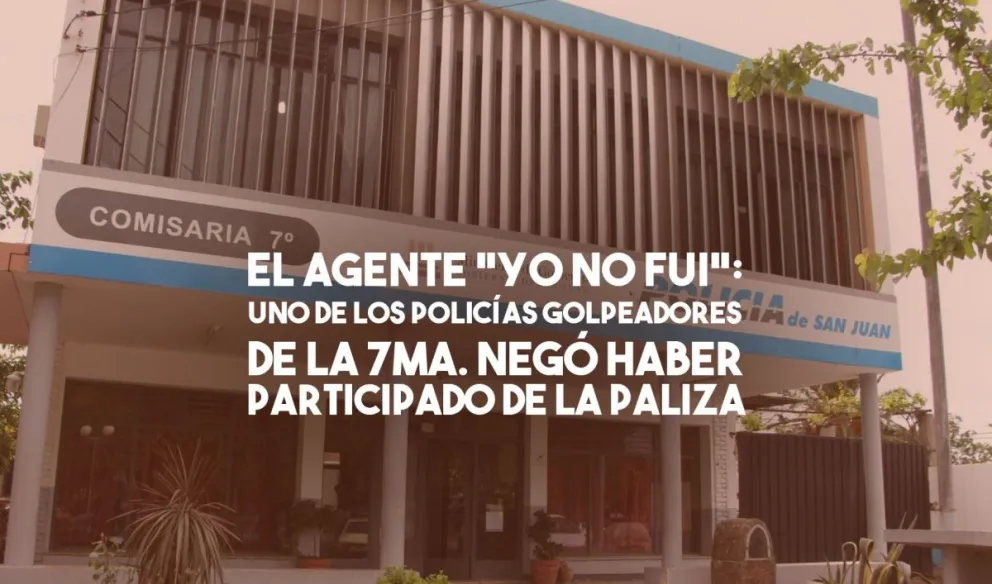 Uno de los policías acusados por la golpiza negó todo y se desprendió de sus compañeros