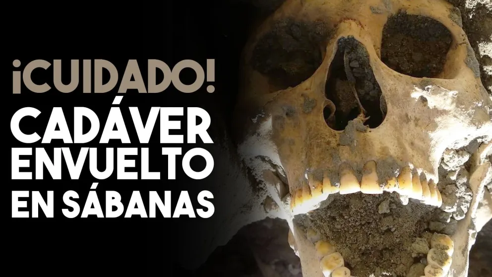Encontraron huesos humanos envueltos en una sábana en Albardón