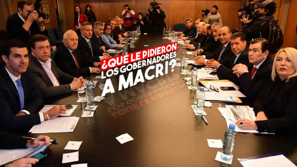 Gobernadores pidieron $30 mil millones para compensar las medidas económicas de Macri