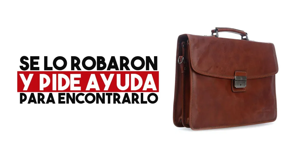 Le robaron un maletín a una profesora y pide ayuda para encontrarlo