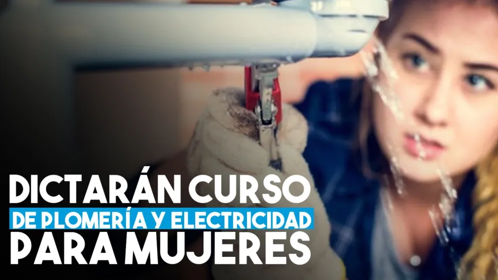 Curso de electricidad y plomería para mujeres