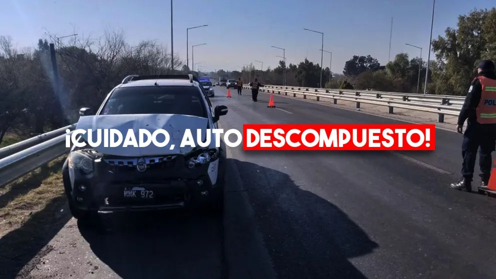 Cuatro vehículos, una avería y un choque múltiple