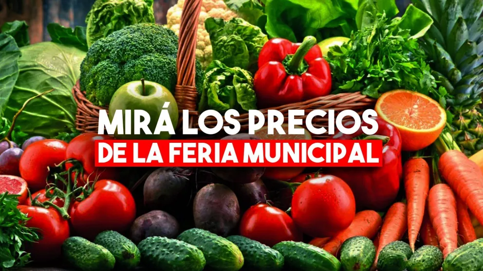 Mirá los precios de las frutas y verduras de la feria municipal